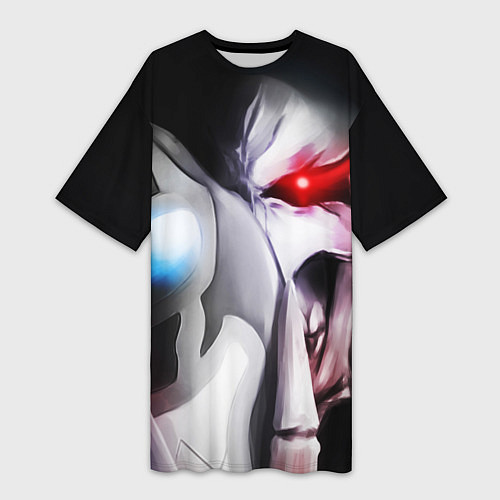 Женская длинная футболка Overlord - Ainz Ooal Gown / 3D-принт – фото 1