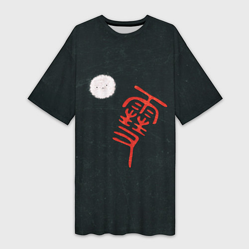 Женская длинная футболка Бездомный Бог / 3D-принт – фото 1