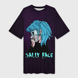 Женская длинная футболка Sally Face