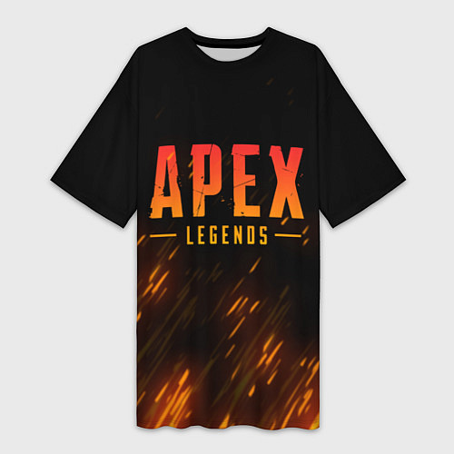 Женская длинная футболка Apex Legends: Battle Royal / 3D-принт – фото 1