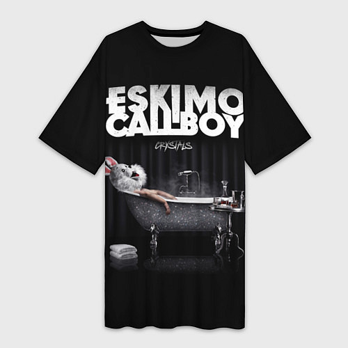 Женская длинная футболка Eskimo Callboy: Crystalis / 3D-принт – фото 1