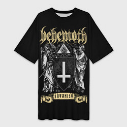 Женская длинная футболка Behemoth: Satanist