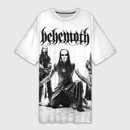 Женская длинная футболка Behemoth / 3D-принт – фото 1
