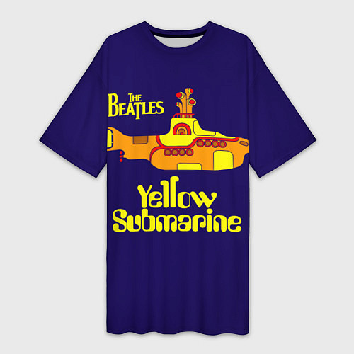 Женская длинная футболка The Beatles: Yellow Submarine / 3D-принт – фото 1