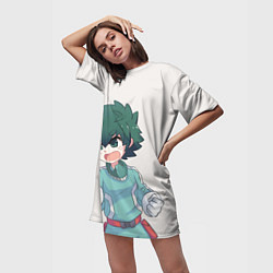 Футболка женская длинная Fight, цвет: 3D-принт — фото 2