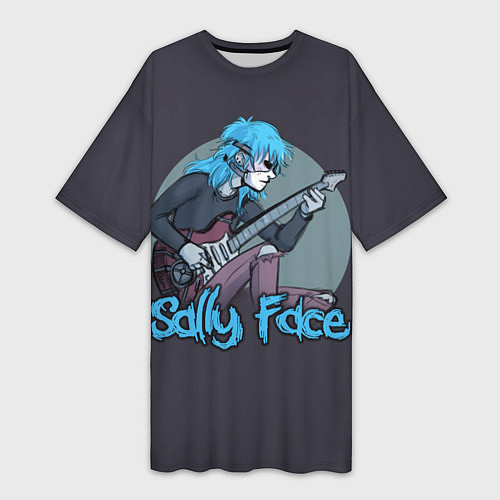 Женская длинная футболка Sally Face: Rock / 3D-принт – фото 1