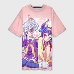 Женская длинная футболка No Game No Life