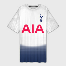 Футболка женская длинная FC Tottenham: Son Home 18-19, цвет: 3D-принт