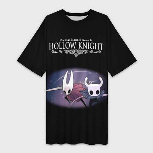 Женская длинная футболка Hollow Knight / 3D-принт – фото 1