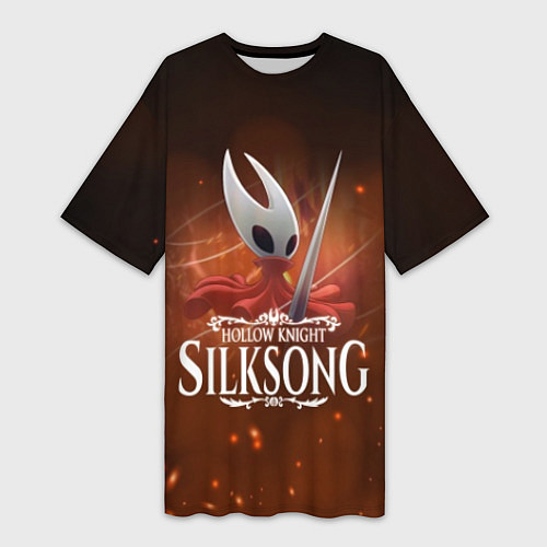 Женская длинная футболка Hollow Knight: Silksong / 3D-принт – фото 1