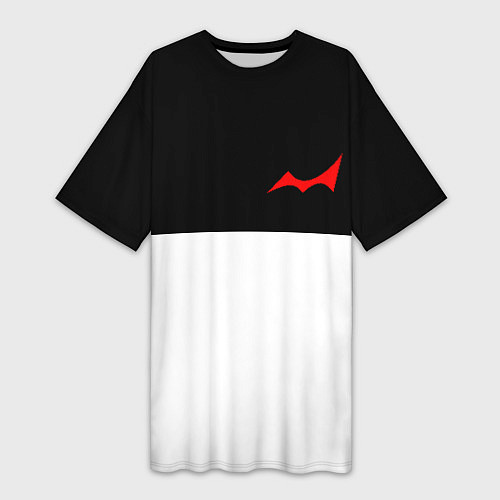 Женская длинная футболка MONOKUMA / 3D-принт – фото 1