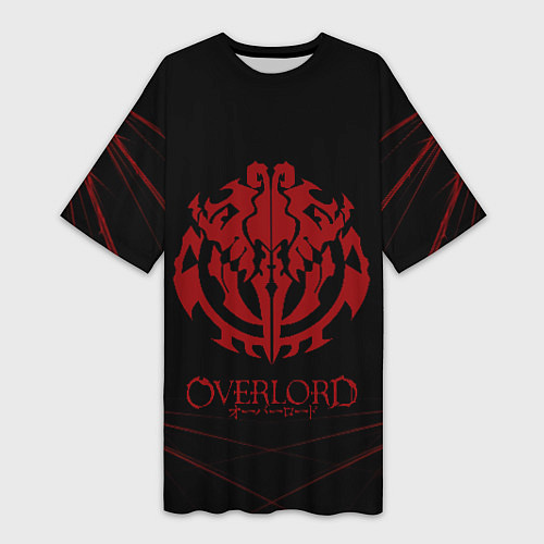Женская длинная футболка Overlord / 3D-принт – фото 1