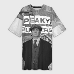 Женская длинная футболка Peaky Blinders