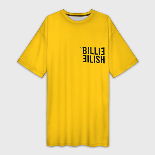 Женская длинная футболка BILLIE EILISH: Reverse / 3D-принт – фото 1