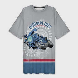Женская длинная футболка Gotham City Motorcycle Club