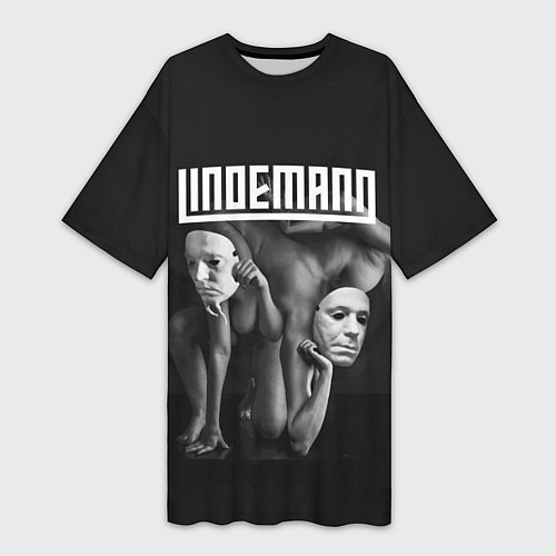 Женская длинная футболка LINDEMANN / 3D-принт – фото 1
