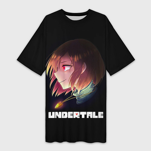 Женская длинная футболка UNDERTALE / 3D-принт – фото 1