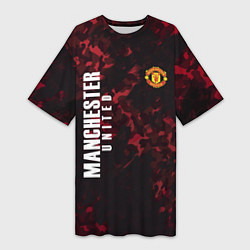 Женская длинная футболка Manchester United