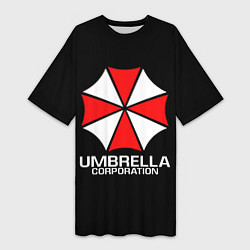 Женская длинная футболка UMBRELLA CORP