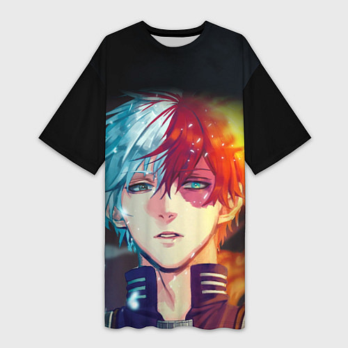 Женская длинная футболка My Hero Academia идзуку / 3D-принт – фото 1