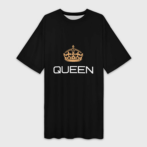 Женская длинная футболка Королева / 3D-принт – фото 1