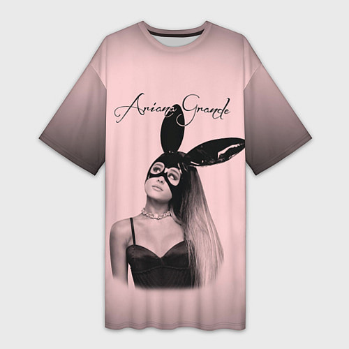 Женская длинная футболка Ariana Grande / 3D-принт – фото 1