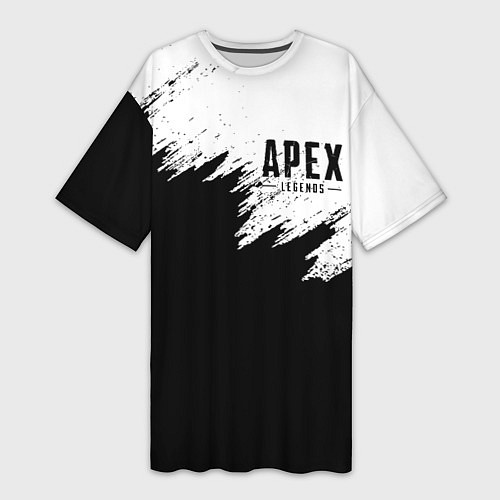 Женская длинная футболка APEX LEGENDS / 3D-принт – фото 1