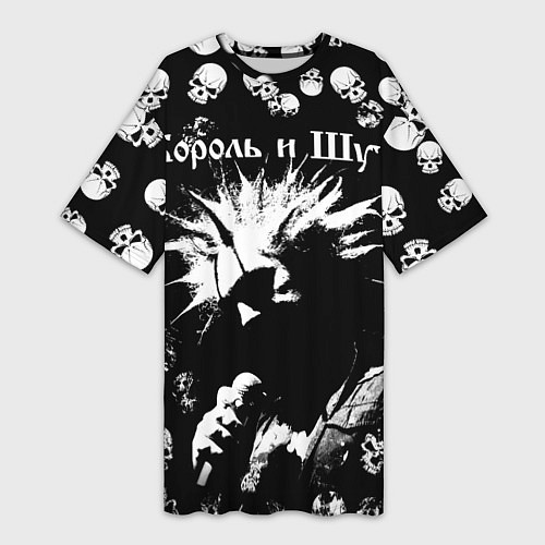 Женская длинная футболка Король и Шут Анархия / 3D-принт – фото 1