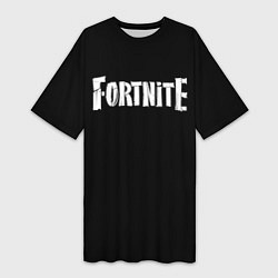 Футболка женская длинная Fortnite, цвет: 3D-принт