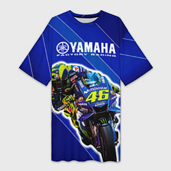 Женская длинная футболка Valentino Rossi