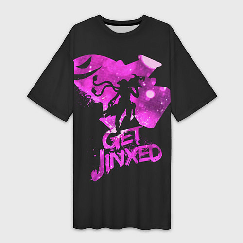 Женская длинная футболка Get Jinxed / 3D-принт – фото 1