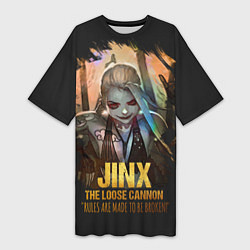 Женская длинная футболка Jinx