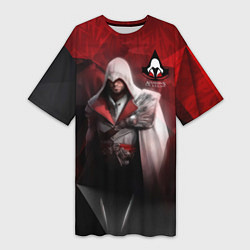 Женская длинная футболка Assasin's creed