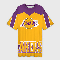 Женская длинная футболка Los Angeles Lakers