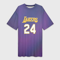 Женская длинная футболка Los Angeles Lakers Kobe Brya