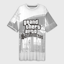Женская длинная футболка GTA SanAndreas