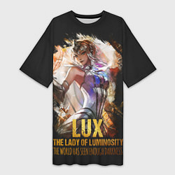 Женская длинная футболка Lux