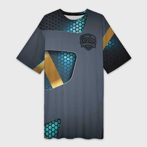 Женская длинная футболка League of Legends / 3D-принт – фото 1