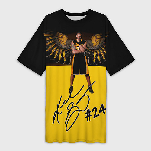 Женская длинная футболка Kobe Bryant / 3D-принт – фото 1