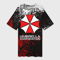 Женская длинная футболка UMBRELLA CORP