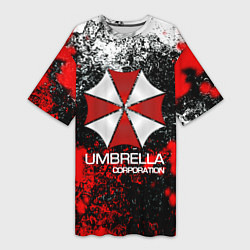 Женская длинная футболка UMBRELLA CORP