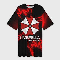 Женская длинная футболка UMBRELLA CORP