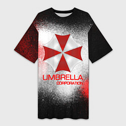 Футболка женская длинная UMBRELLA CORP, цвет: 3D-принт