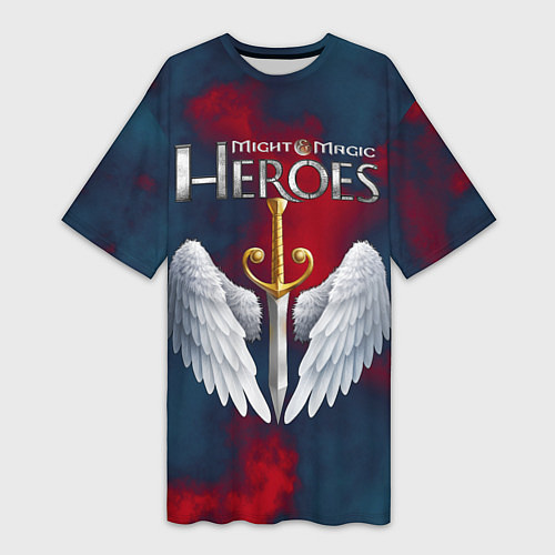 Женская длинная футболка Heroes of Might and Magic / 3D-принт – фото 1