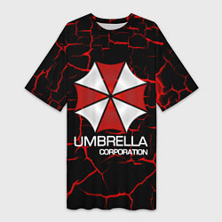 Женская длинная футболка UMBRELLA CORP