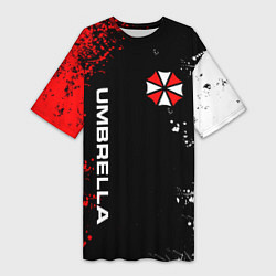 Футболка женская длинная UMBRELLA CORPORATION, цвет: 3D-принт