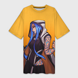 Женская длинная футболка Maya
