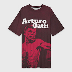 Женская длинная футболка Arturo Gatti