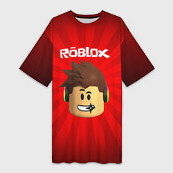 Женская длинная футболка ROBLOX