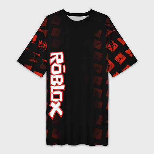 Женская длинная футболка Roblox / 3D-принт – фото 1